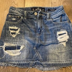 Hollister Jean skirt size 23